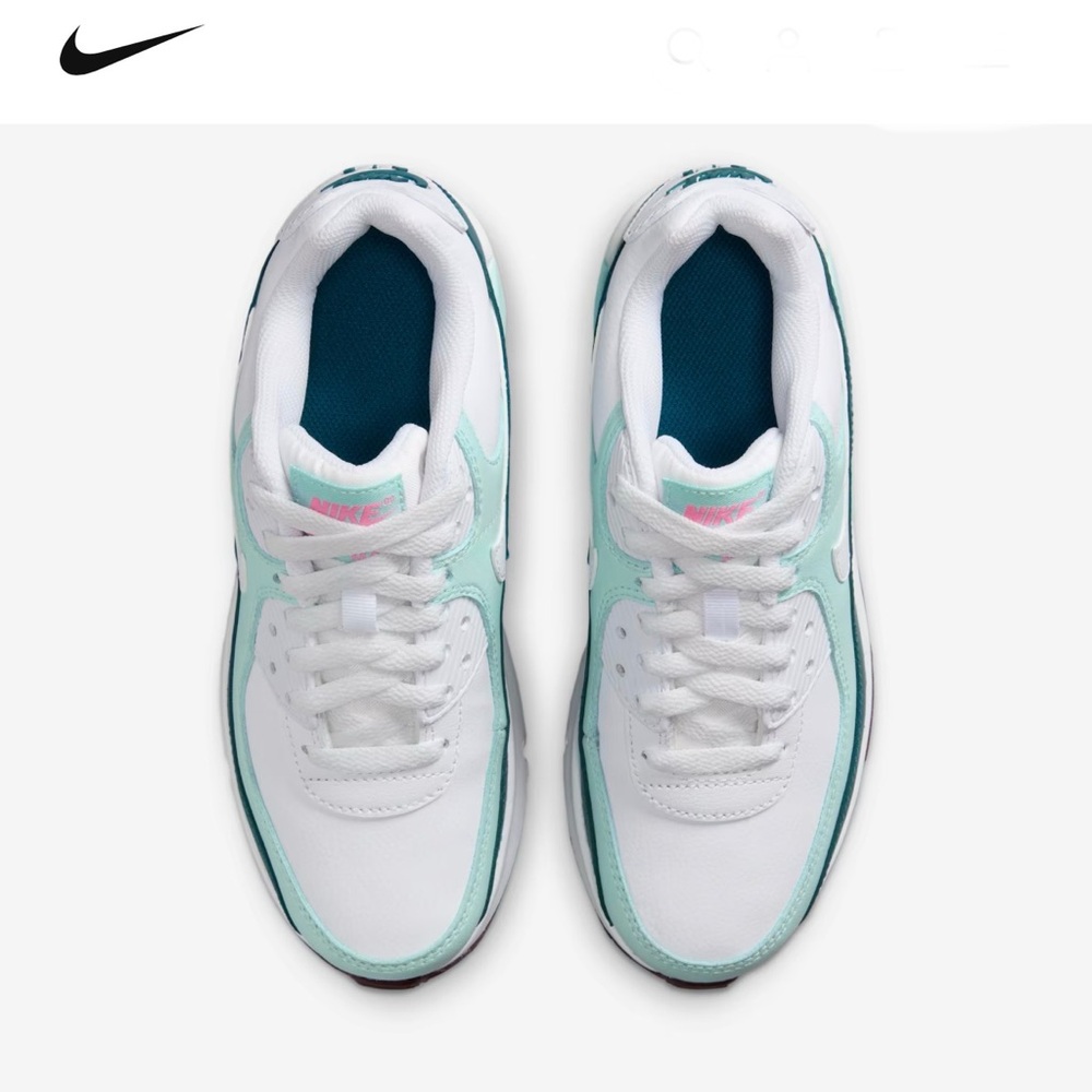 Youth Mint & Teal Athletic Sneakers - White Accent - Picture 2 of 7